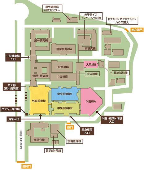 病院内地図